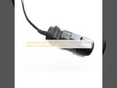 Montagem do painel USB RJ45 Conector à prova d'água Socket Of Network Crystal Equipment System