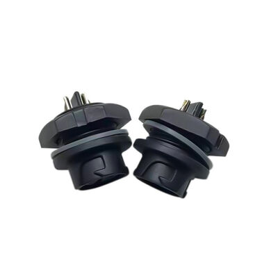 Conector circular à prova d'água de 500 V IP67 M16 Conector de iluminação LED com contatos de latão dourado