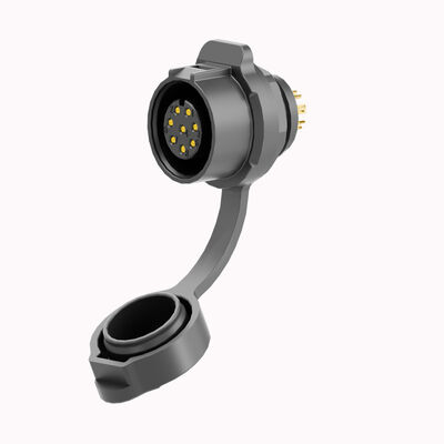 Conector de alimentação à prova d'água IP68 de nylon PA66 de 500V CA para conexões de alimentação confiáveis