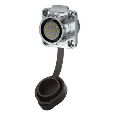 Conector de cabo à prova d'água PA66 Nylon sobremoldado com classificação IP68 e corrente de 32A com prensa de cartão rápida de toque leve