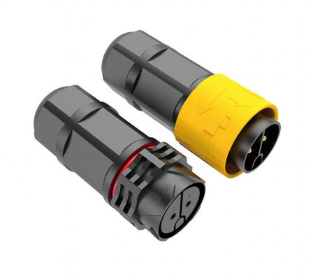 Conector de Dados Estanque IP68 de Alta Corrente 40A com Tensão de Operação de 400V para Aplicações Externas