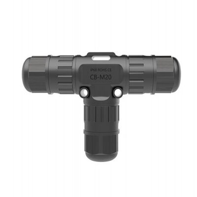 Conector de dados à prova d'água de dois pines montado no painel com 40A de alta corrente e design de plugue rápido IP68