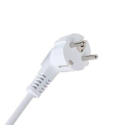 Plugue de alimentação de 3 pinos 110-240V com aterramento padrão para cabo de alimentação CA confiável