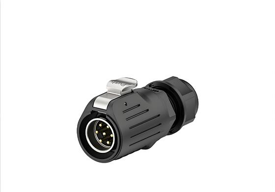 Conector à prova d'água IP68 de 7 pines da série LP20 10A